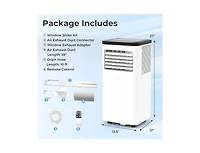 Mecale 10000 Btu Portable Air Conditioner 3-in-1 Compact Ac Unit