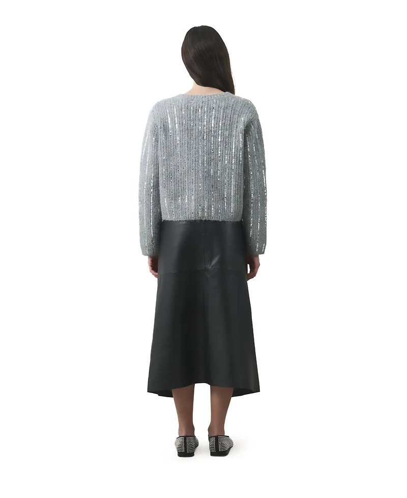 Velez Women's Efos Leather Pencil Skirt