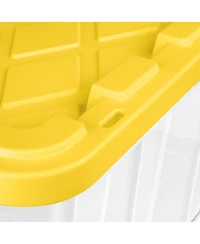 Sterilite Industrial Storage Box with Carrying Handles, 27 Gal, 8 Pack