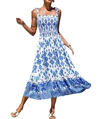 Cupshe Women's V-Neck Pull-On Occasion Dress