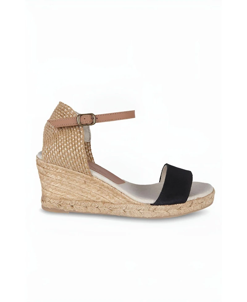 Menina Step Women's Jimena Single Band Wedges