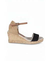 Menina Step Women's Jimena Single Band Wedges