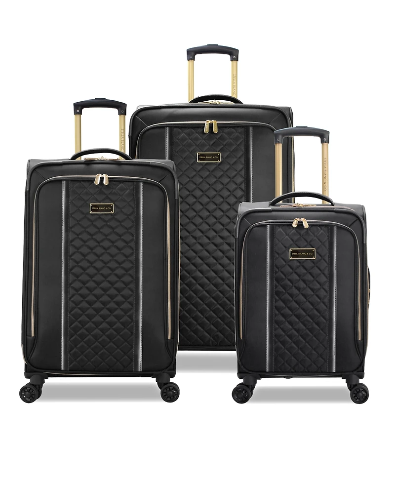 Stella Blanc Sloane 3-Pc. Softside Expandable Spinner Luggage Set