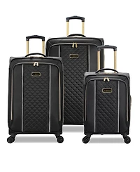 Stella Blanc Sloane 3-Pc. Softside Expandable Spinner Luggage Set