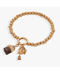 Alex and Ani Spill the Tea' Cup and Tea Bag Stretch Bracelet