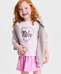 Nike Girls' 4-6X Juxta Top and Skort, 2-Piece Set