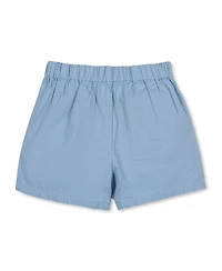 Hope and Henry Toddler Girl's Organic Seersucker Pull-On Short