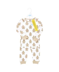 Hudson Baby Toddler Boys Cotton Pajama Set, Gingerbread