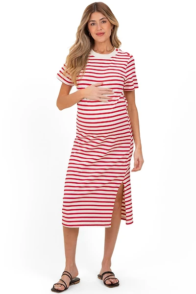 Navy Striped Short S