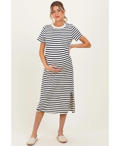 Navy Striped Short S