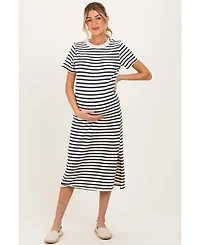 Navy Striped Short S