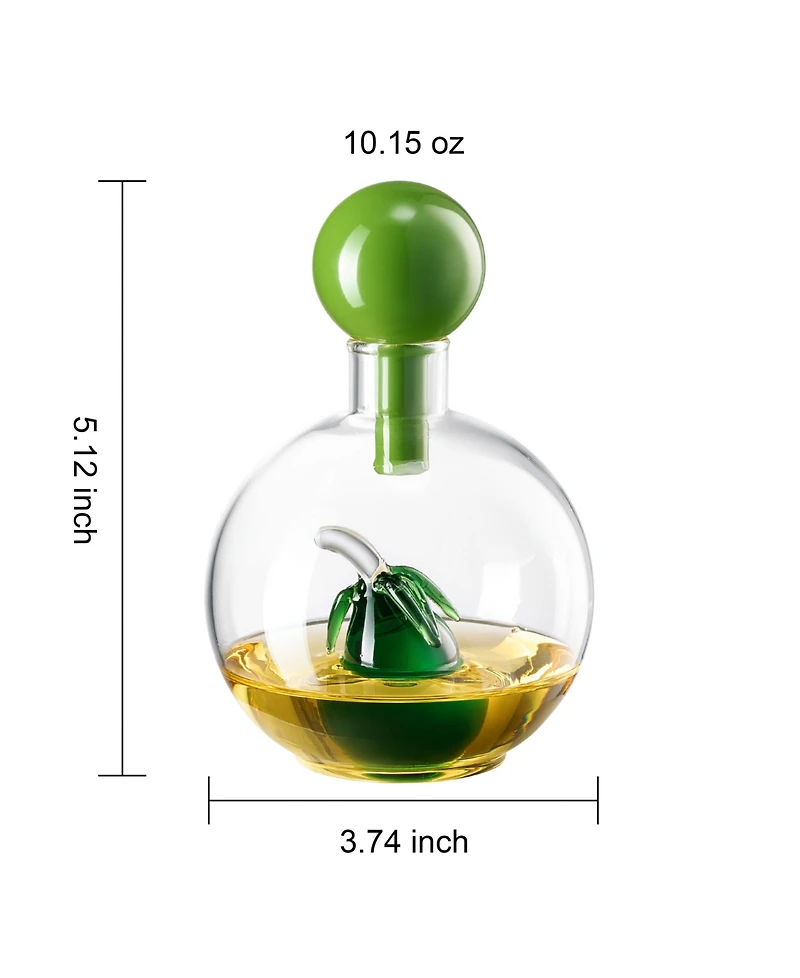 The Wine Savant Italian Design 10 oz. Glass Oil Dispenser