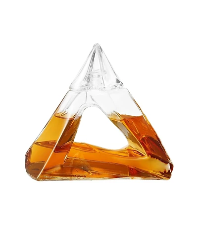 The Wine Savant Penrose Triangle 25 oz. Glass Decanter
