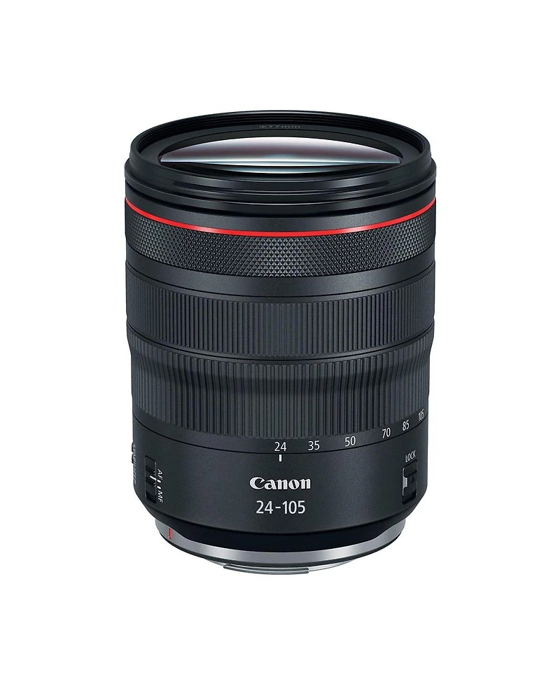 Canon Rf 24-105mm 4 L Is Usm Lens Bundle with 77mm Uv, Cpl, Nd, and Vnd Filters, Soft Case, Lens Cleaner, Cleaning Kit, Universal Cap Tether