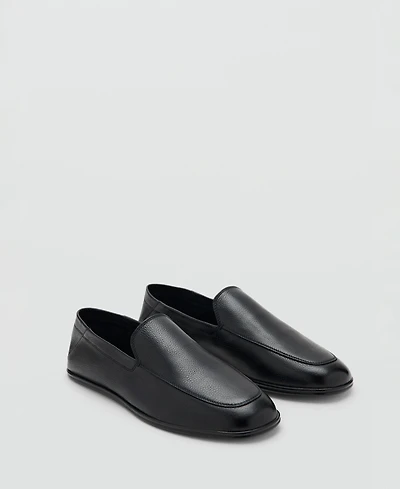 Mango Men's Leather Loafers
