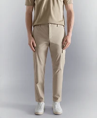 Mango Men's Slim Fit Comfort Stretch Cargo Pants
