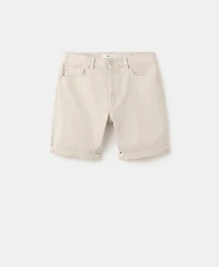 Mango Men's Slim-Fit Denim 9.45" Bermuda Shorts