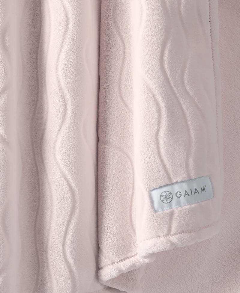 Gaiam Velvetloft Ultra-Soft Plush Throw, 50" x 60"