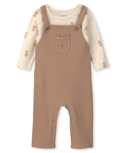 Carter's Baby Boy's Long-Sleeve Top and Overall 2-Piece Set