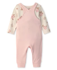 Carter's Baby Girl's Floral Bodysuit and Overall 2-Piece Set
