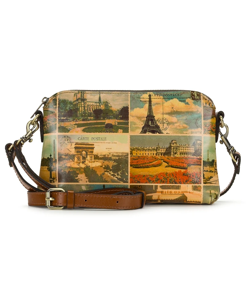 Patricia Nash Sevran Postcards From Paris Small Crossbody Handbag
