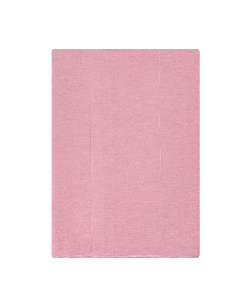 Hudson Baby Girl Cotton Poly Flannel Burp Cloths -Pack, Wild Rose Floral