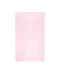 Hudson Baby Girl Cotton Poly Flannel Burp Cloths Bundle 12-Pack, Pink Primrose, One Size