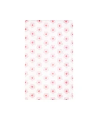 Hudson Baby Girl Cotton Poly Flannel Burp Cloths Bundle 12-Pack, Happy Strawberries, One Size