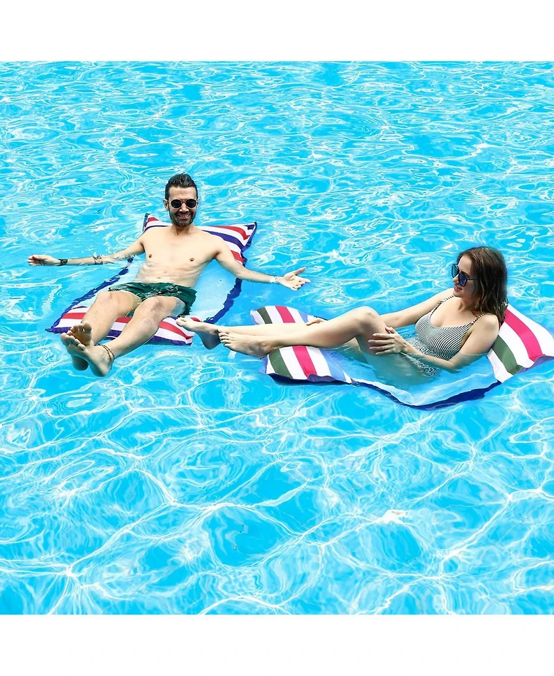 Gnuadz 2 pack Pool Hammock Float Inflatable Water Lounger