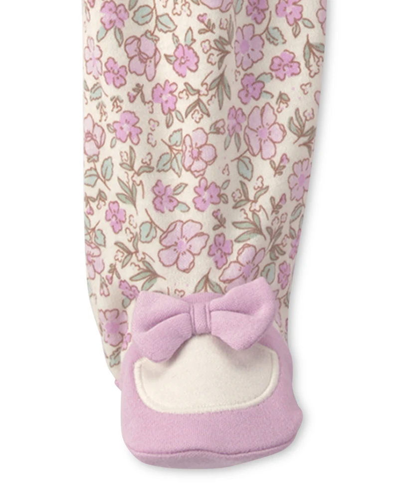 Carter's Baby Girl's Floral Snug Fit Sleep & Play
