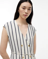 Tommy Hilfiger Women's Nautical Stripe Midi Dress