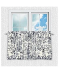 Skl Home Ellis Curtain Victoria Park Toile Design Printed Room Darkening 2 Piece Window Rod Pocket Pair