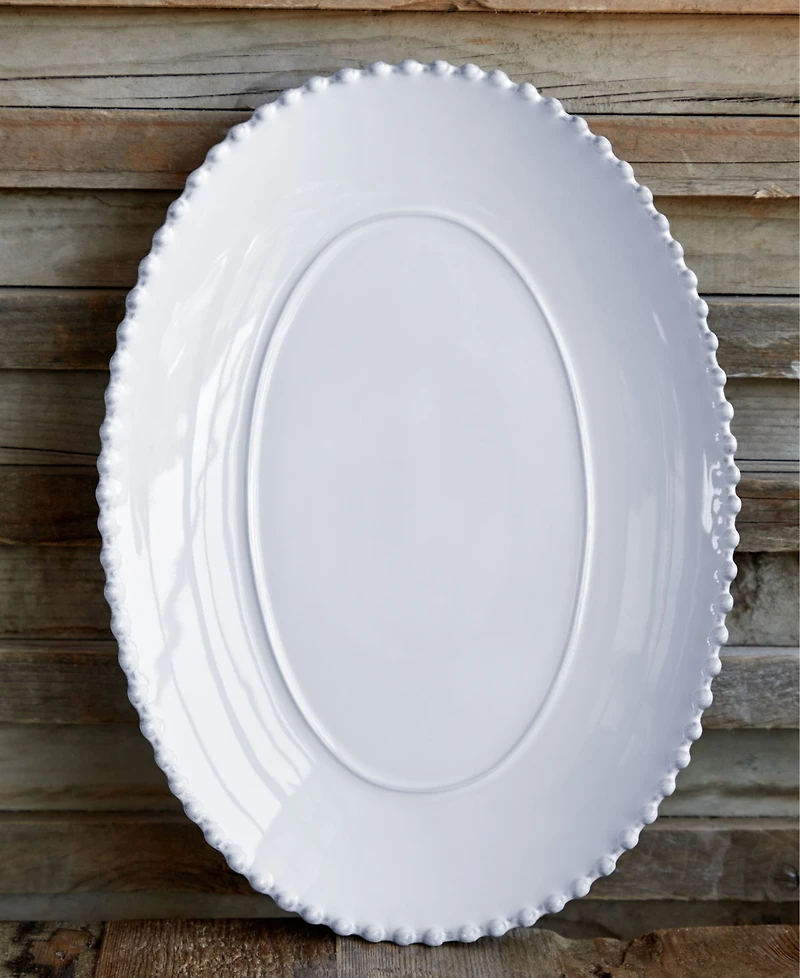 Casafina by Costa Nova Pearl 16" Oval Platter