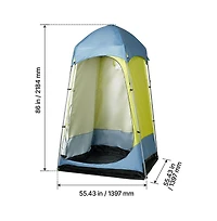 Sugift Camping Shower Tent 1 Room Portable Privacy Tent Changing Room with Ground Stakes