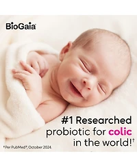 BioGaia Baby Probiotic Drops + Vitamin D | Ease Crying, Colic and Support Immune Health | 50-Day Supply