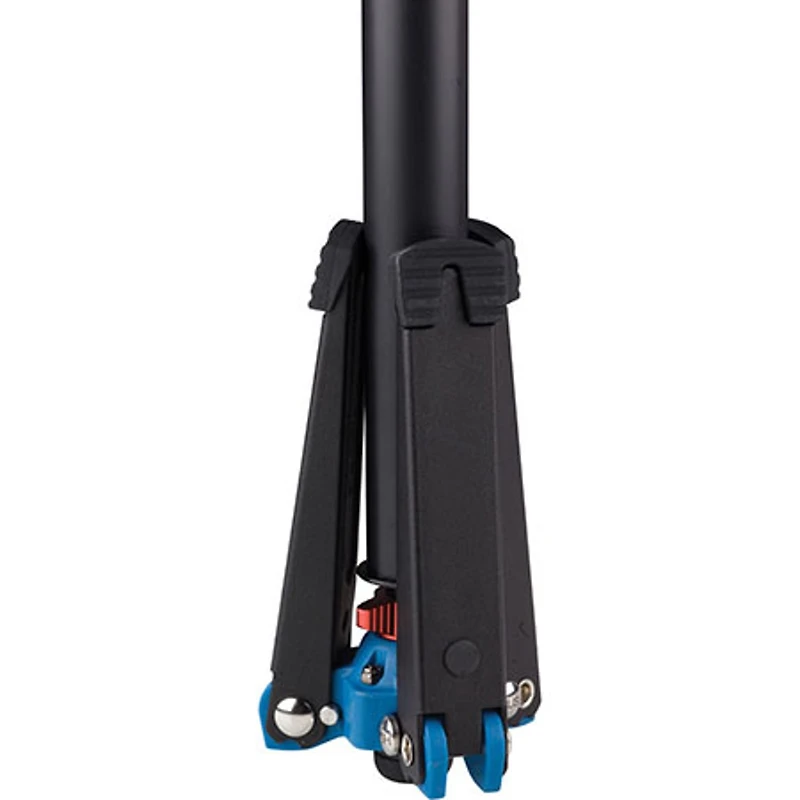 Benro A38FD 4 Section Aluminum Monopod with 3-Leg Locking Base, 39.7lbs Capacity, 61" Max. Height, 21.3" Folded Length, Flip Lock