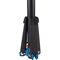 Benro A38FD 4 Section Aluminum Monopod with 3-Leg Locking Base, 39.7lbs Capacity, 61" Max. Height, 21.3" Folded Length, Flip Lock