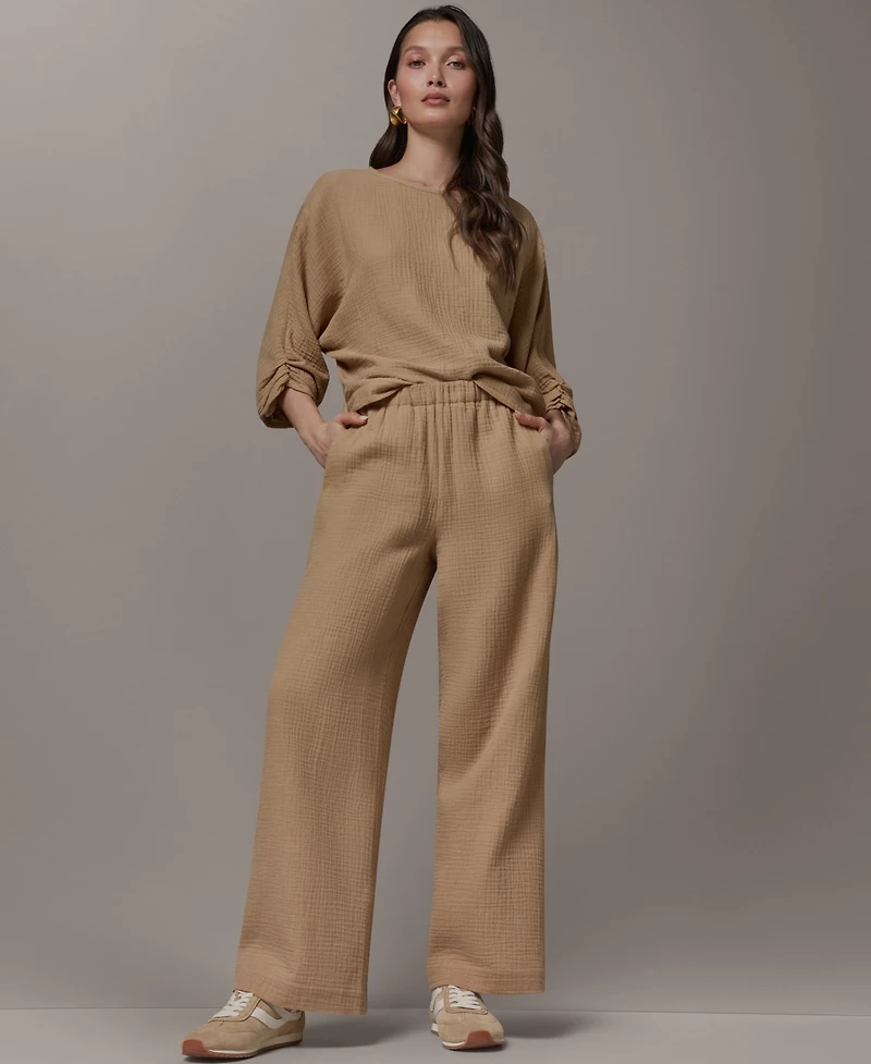 Donna Karan Weekend Women's Mid-Rise Side Seam Pants