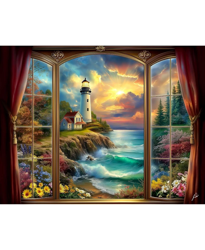 SunsOut A Beautiful View 1000 piece Jigsaw Puzzle for Adults Large Pieces