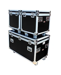 ProX Xs-UTL3PKG Ata-300 Style Gig Ready Utility Flight Road Case, Set of 3