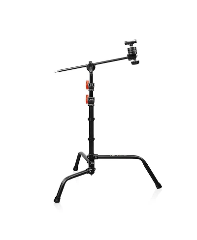 Shape 65" 3-Section Aluminum C-Stand with 20" Arm and Grip Head