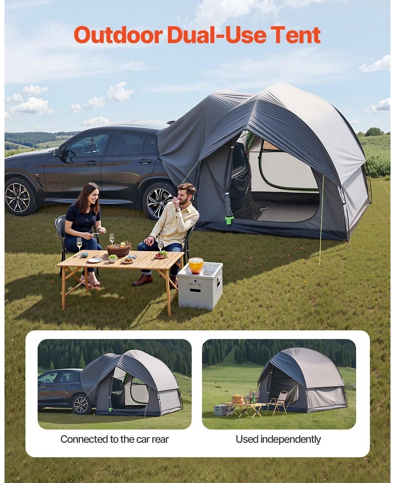 Mecale Ft Suv Tent for Camping 5-8 Person with Mesh Windows