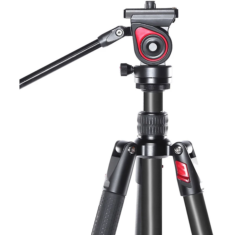 Came-tv Tp-801A 4-Section Aluminum Video Tripod with Fluid Head Max