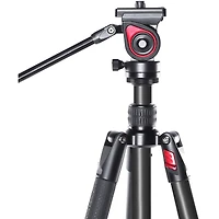 Came-tv Tp-801A 4-Section Aluminum Video Tripod with Fluid Head Max