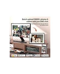 Cozyla 10.1" Wxga Wi-Fi Rechargeable Touchscreen Digital Picture Frame
