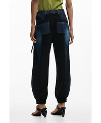 Desigual Women's Patchwork denim trousers