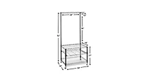 DormCo Suprima Portable Mini Fridge Organizer
