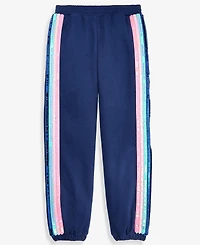 Epic Threads Girls' Xs-xl Fleece Sequin-Stripe Jogger Pants, Macy's Exclusive