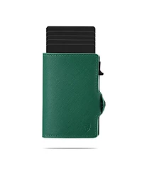 Conceal Plus Rfid Pop Up Wallet for Women - Slim Minimalist Credit Card Holder (4-6 Capacity) Aluminum Metal Case