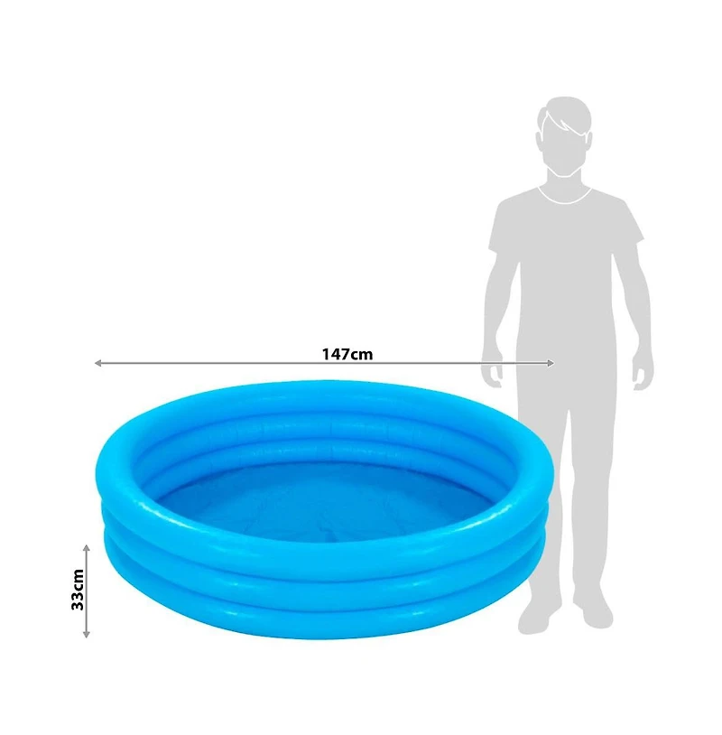 Gnuadz 58"x13" Inflatable Kiddie Pool Ages 2